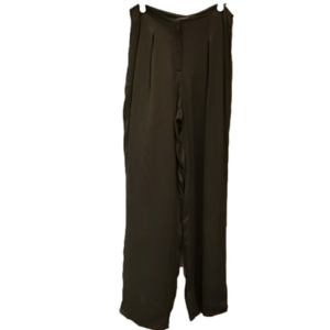 ZARA Dress Pants Flowy Lightweight Green Shimmery women's Pants Size 26